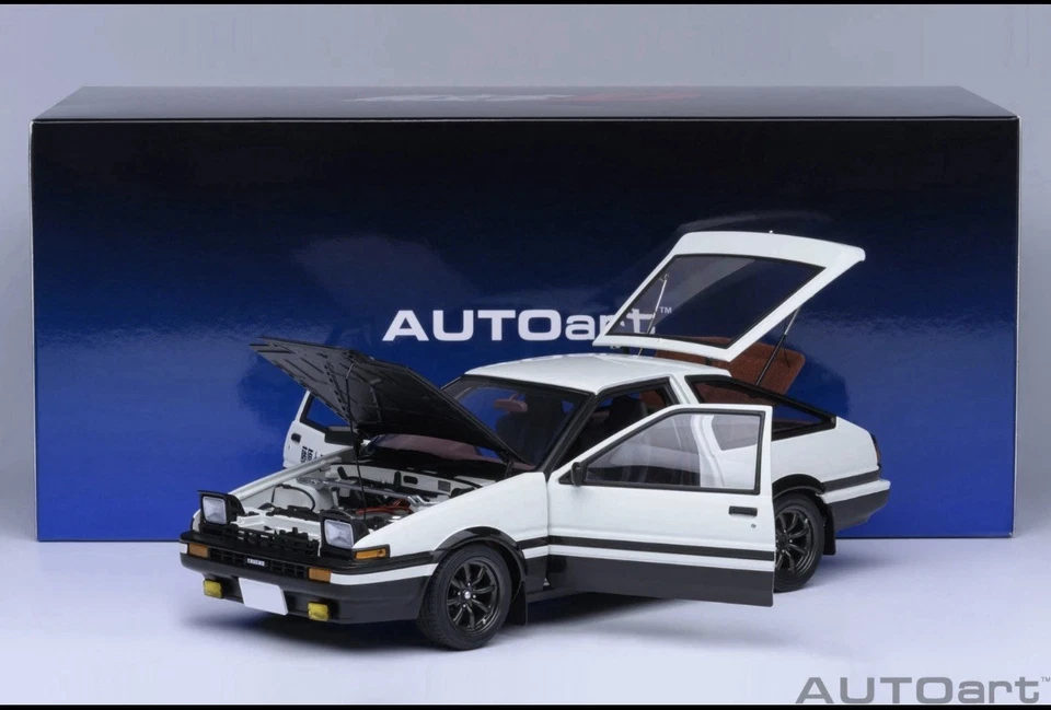 1/18 AUTOart Toyota Sprinter Trueno AE86 Inital D Project D Final Version 78786