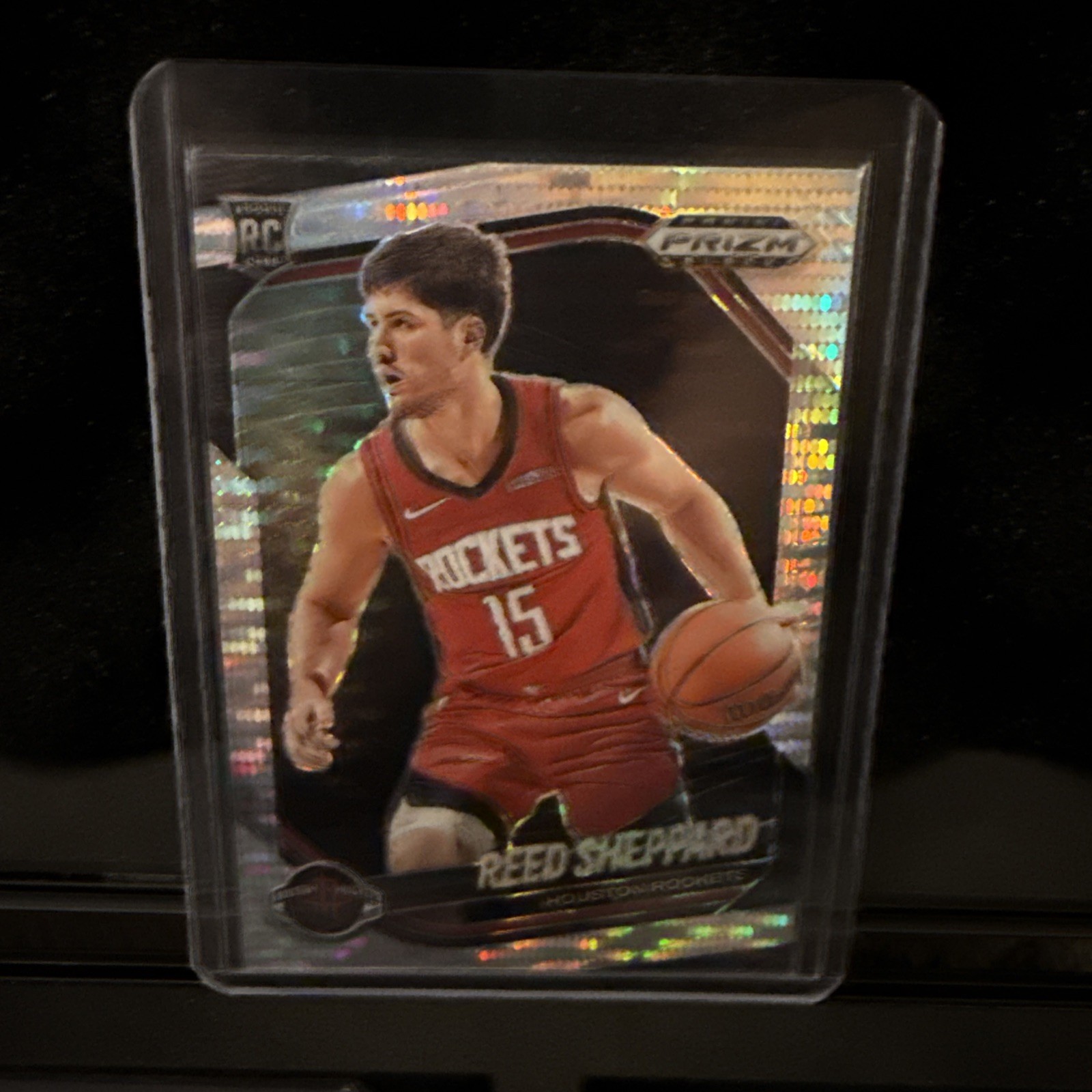 2024-25 Panini Prizm Black - Reed Sheppard, Reed Sheppard #145 Pulsar Prizm (RC)