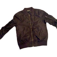 Black bomber jacket unisex kids