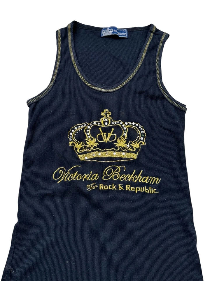 Camiseta sin mangas Victoria Beckham vintage W210 para mujer talla XS Foto 2 de 3