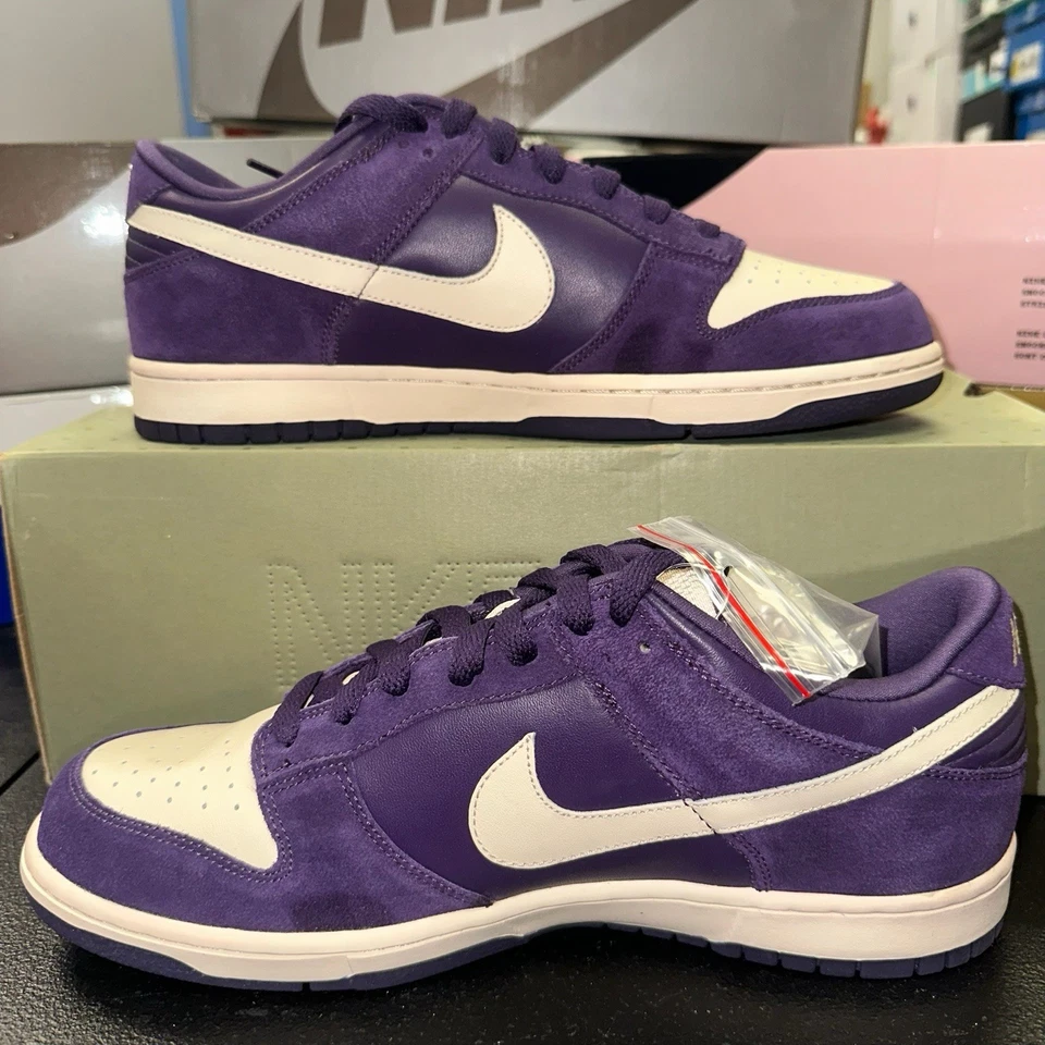 Talla 10.5 - Nike Dunk NKE Low Quasar púrpura 314142-511 Foto 2 de 4