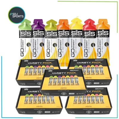 SIS Go Isotonic Energy Gel 60ml Mix Flavours Variety Pack of 35 Science in Sport