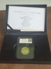 2018 the Snowman Flying 50p BU Coin Brilliant BUNC Fifty Pence Date Stamped 