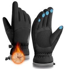 Winter Waterproof Warm Gloves Women Men with Touchscreen Fingers, Ski Snow Wi...