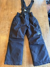 Gerry Snowboard Ski Kids Snow Pants Suspender Straps Black- Size XS 5/6 EUC