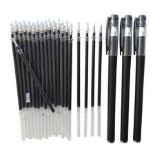 Black Gel Pens Pen RefillsGel Pen 0.5 mm Pen Refill Set Kit 20 Pcs Black In...