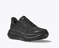 Hoka One One Bondi 9 1162011-BBLC Sneaker Men's Black Lace Up Road Running Shoes