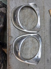 2-1963 Chevrolet Impala Belair Biscayne Rh Headlight Bezels. Pair Oem 2-1963 Chevrolet Impala Belair Biscayne Rh Headlight Bezels. Pair Oem