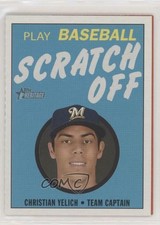 2020 Topps Heritage 1971 Topps Baseball Scratch-Offs Christian Yelich #6 0n8