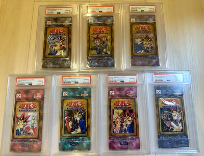 PSA 10 YuGiOh Booster Pack Vol.1 2 3 4 5 6 7 Sealed Foil Japanese