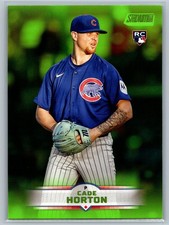2025 Stadium Club Cade Horton #24 Lime Green (RC) Rookie Card Chicago Cubs MLB