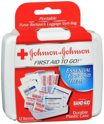 Johnson And Johnson Red Cross First Aid-To-Go Mini First Aid Kit - 1 Count
