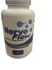 Nerve Flow Advanced Nerve Support Maximum Strength Vitamin 60 Capsules Exp 11/27