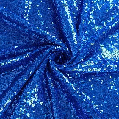 Iridescent 3mm Sequin Fabric by Yard   54'' Mesh Material for Gowns & Décor