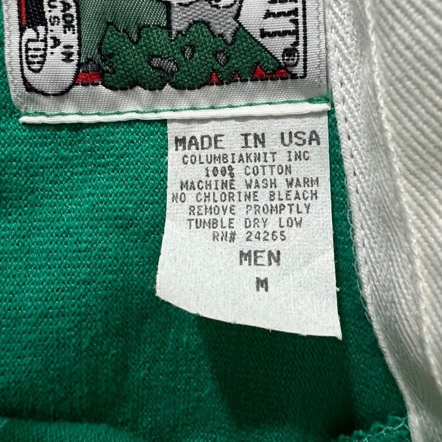 Columbia Knit Rugby Gear Long Sleeve Stripe Polo Men Size Medium Made in USA thumbnail 9