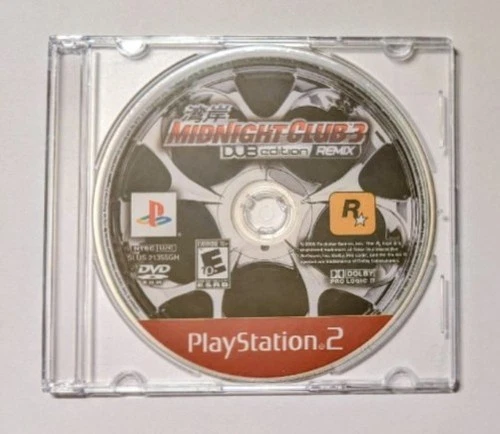 PS2 Midnight Club 3 Dub Edition Remix Game [Disc Only] Greatest Hits Edition