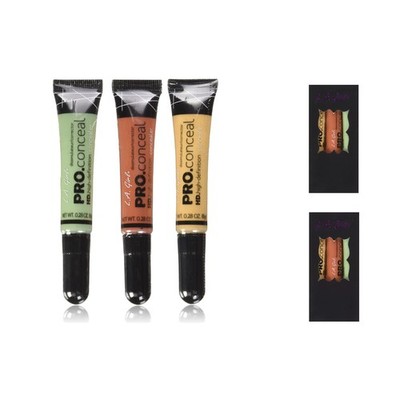 Complete Coverage Pro Conceal Set with Creamy Correctors - Orange, Yellow, Green