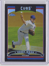 2006 Topps Chrome Black Refractor Kerry Wood /549 Chicago Cubs #37