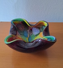 Ciotola Svuotatasche Vetro di  Murano Stile Tuttifrutti AVEM Vintage anni 60