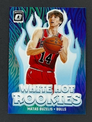2024-25 Donruss Optic Mates Buzelis White Hot Rookies Prizm Bulls