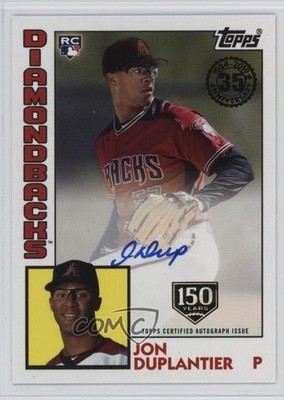 2019 Topps Update 150th Anniversary 61/150 Jon Duplantier Rookie Auto RC 17wy