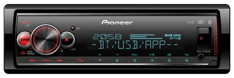 Pioneer Bluetooth DAB USB Lenkrad Autoradio für Seat Leon 2005-2010 dunkelgrau m - Bild 4 von 4