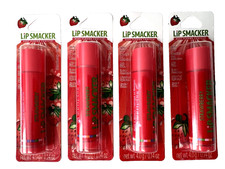 WOW 4 Lip Smacker STRAWBERRY FRAISE Flavor - NEW  FAST FREE SHIP 
