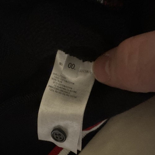Thom Browne Classic Loopback 4-Bar Full Zip Hoodie Dark Grey Sz 00 (XXS) - Picture 8 of 12