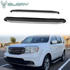 Fits 09-15 Honda Pilot Running Board Oe Style Side Step Nerf Bars Black Silver