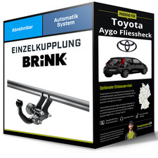 Abnehmbare Anhängerkupplung für TOYOTA Aygo Fliessheck 06.2014- Typ B4 Brink NEU