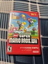Case and Manual Only NO GAME New Super Mario Bros Wii Nintendo Wii Authentic