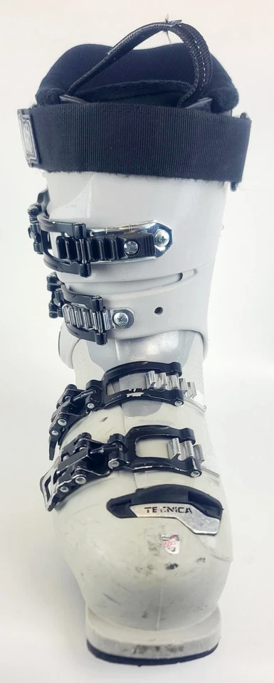 Used $500 Women's Tecnica Mach Sport MV 85 W Ski Boots Pearl White with Gripwalk - Image 3 of 4