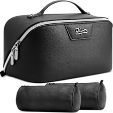 Travel Makeup Bag Cosmetic Bags for Women: Large Capacity 3 Pcs Set Make up Bag