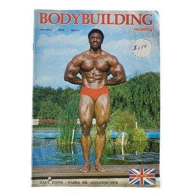 Bodybuilding Monthly Magazine April 1979 Dave Johns w Centerfold No Label