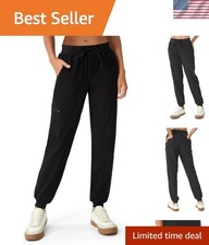 Scrubs for Women, Stretchy Yoga Pants with 5 Pockets, Cargo Jogger Scrub Pant...