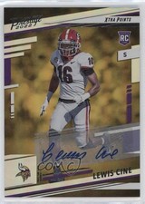 2022 Panini Prestige Rookies Xtra Points Premium Signatures Lewis Cine Auto 4at