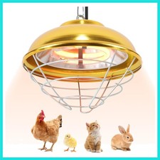 Hanging Chicken Coop Heater, 300W 2 Heating Levels Waterproof Heaters for Ch...