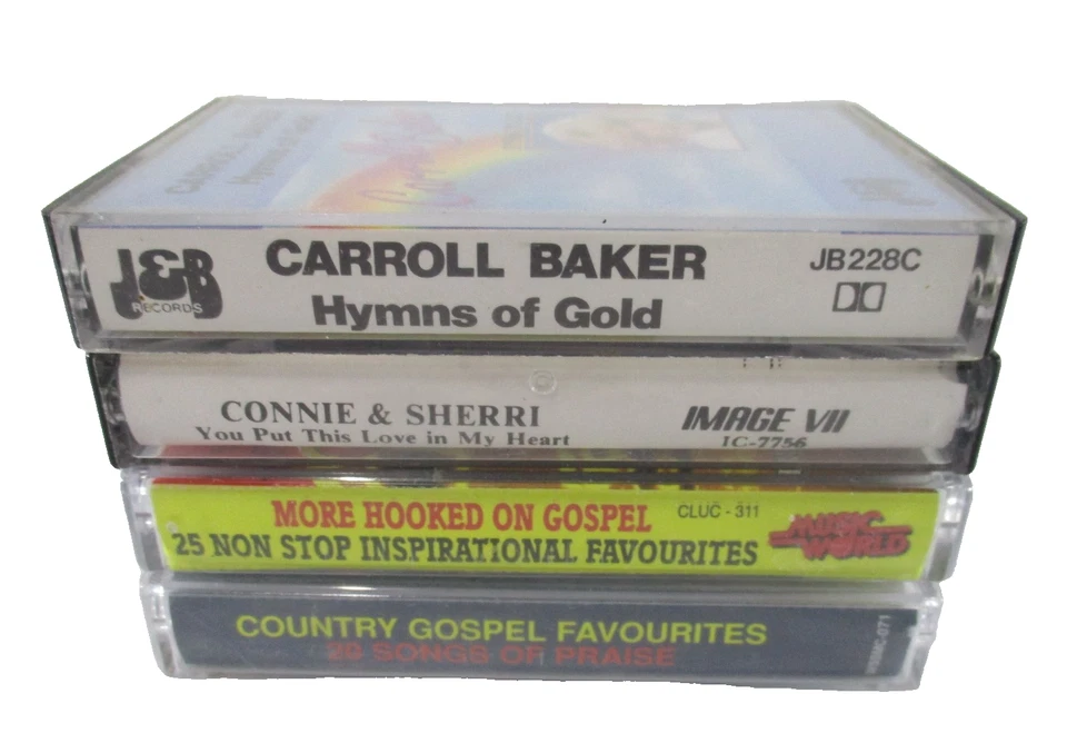 Christian Gospel Bundle x4 VTG Cassette Tapes Various Artists and Songs Hymns - Image 3 of 4