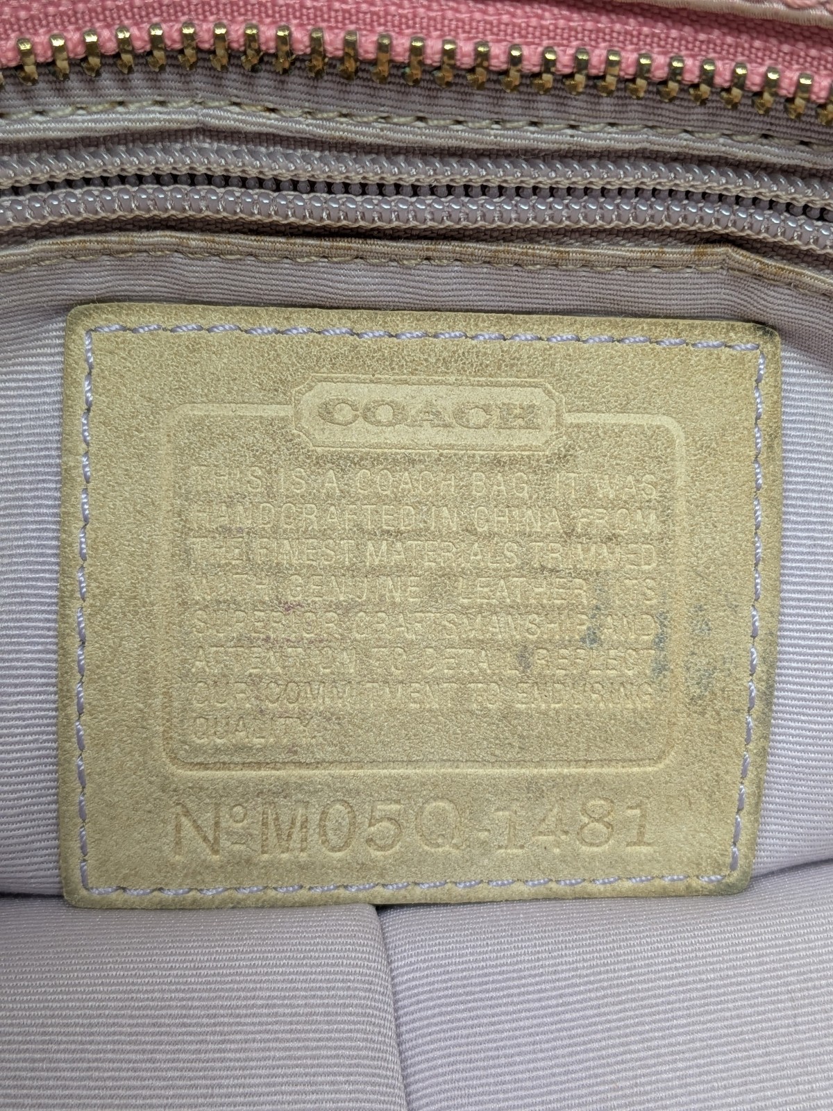 Coach 1481 Hampton Spring Pastel Patchwork Small … - image 14