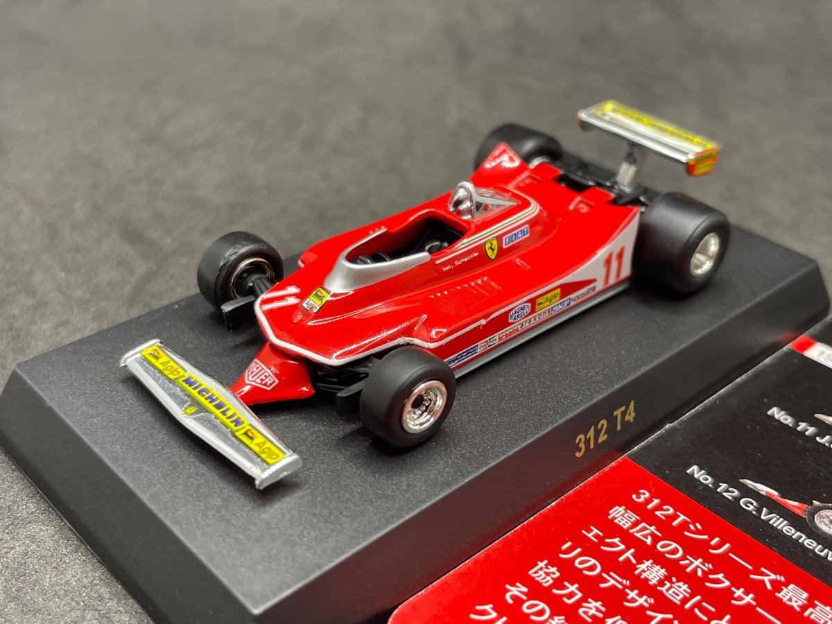 Kyosho 1/64 Ferrari F1 collection1 312 T4 #11 J.SCHECKTER Diecast