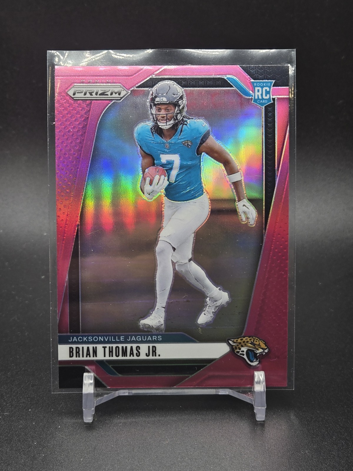 2024 Panini Prizm #314 Brian Thomas Jr. Pink