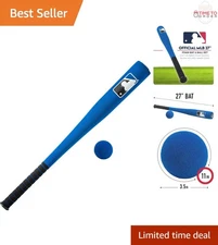 Kids Foam Baseball Bat and Ball Set 27-Inch Soft Bat for Indoor Outdoor Play