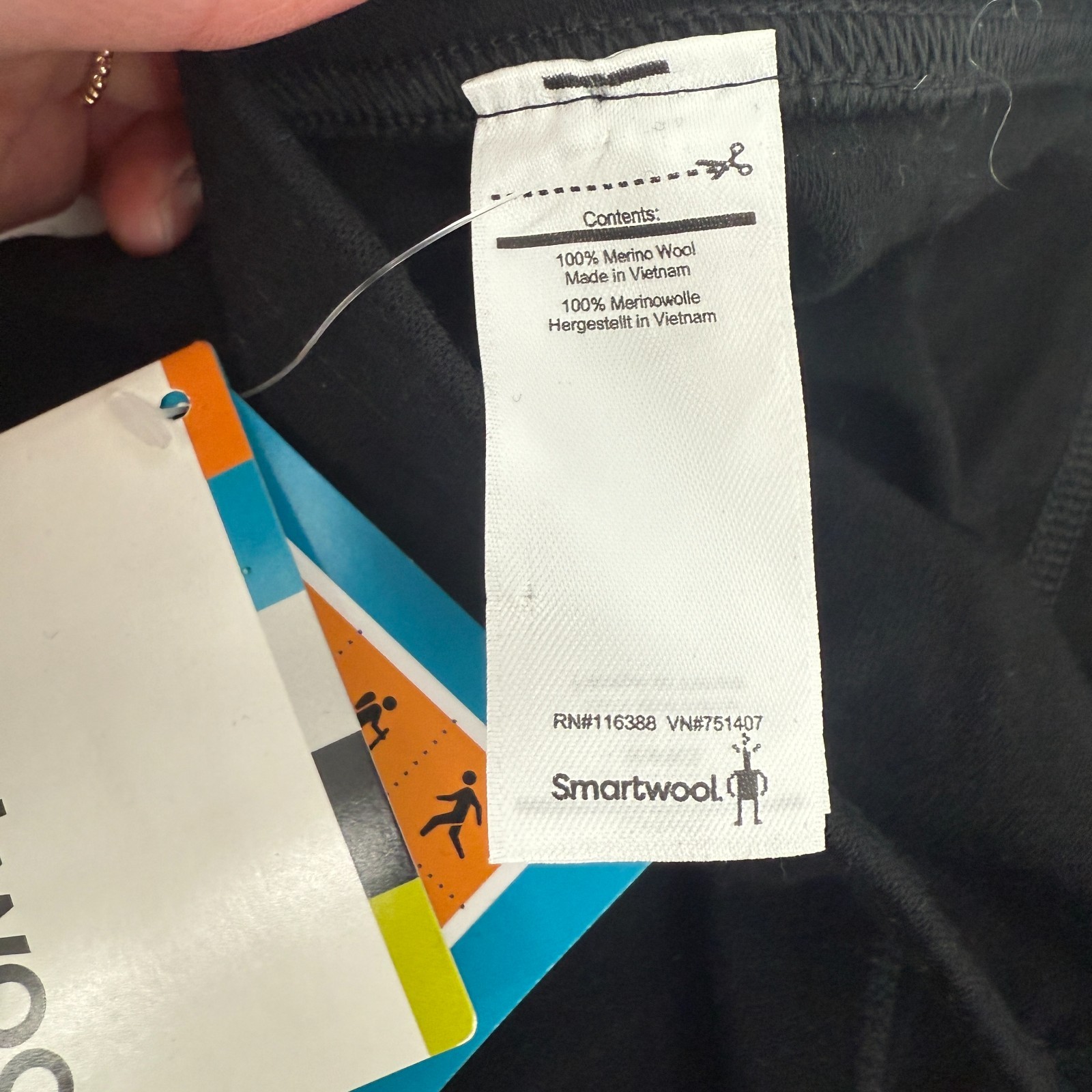 Smartwool Kid's Classic Thermal 250M Merino Wool Base Layer Bottoms Ski Size M