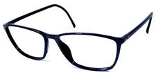 SILHOUETTE SPX1560 6050 Austria Shiny Black Eyeglasses Frame 54-14-135