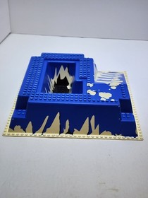 LEGO 32x32 Raised Baseplate #2552 Blue White Ice Planet Set 6983