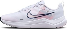 Nike W Downshifter 12 PRM, Women's Running Shoes, White Midnight Navy Pearl Pink