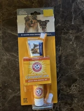 NEW Arm & Hammer Complete Care Dog Dental Kit for Adult Dogs Chicken Flavor