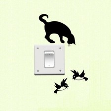 Cat And Bird Decals Car Decoration Sticker