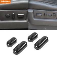 Power Seat Adjustment Switch Knob Cover Decoration Trim for F150 2009-14 4pcs