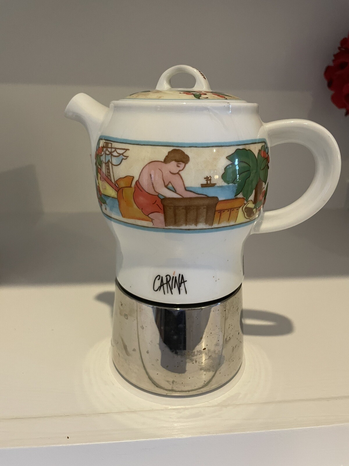 Espresso  Porcelain Made In Italy Stove Top